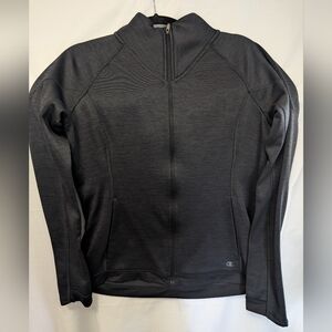 Champion Women's Duofold Warm CTRL Full Zip Jacket Charcoal, Size Small